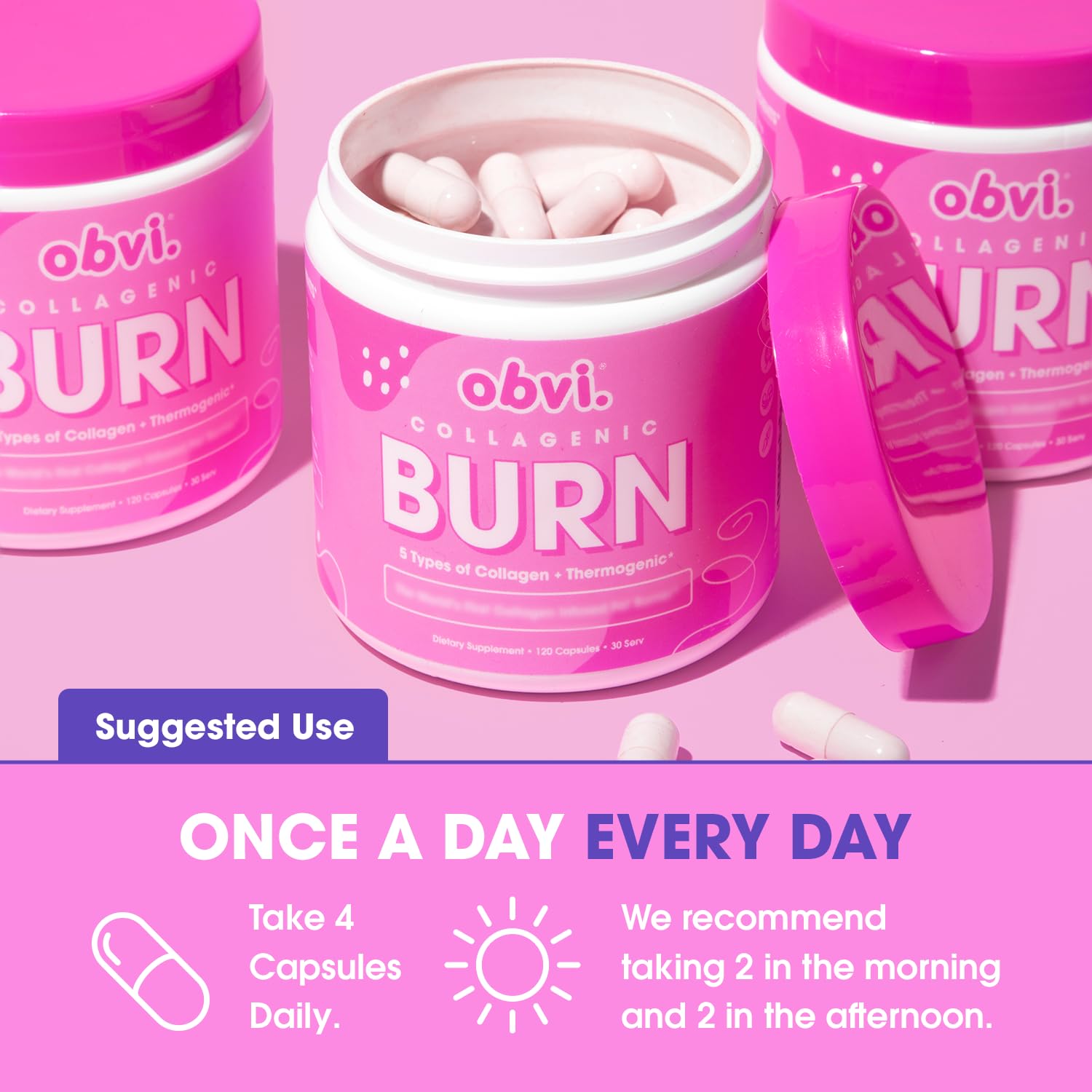 Obvi Collagenic Burn : vitamine B12 et biotine pour le métabolisme
