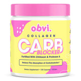 Flacon Obvi Guilt-Free Carb Blocker : soutien discret après des repas riches en glucides.