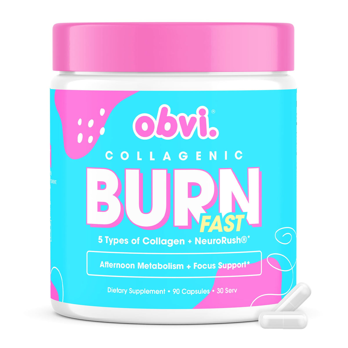 Obvi Multi Collagen Burn Fast — bouteille prête pour routine bien-être.