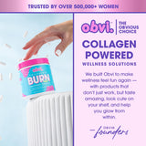 Obvi Multi Collagen Burn Fast — scène petit-déjeuner et routine bien-être.