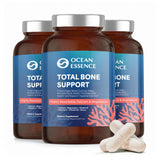 OCEAN ESSENCE Total Bone Support: bouteille de capsules naturelles prête à l'emploi pour densité osseuse.