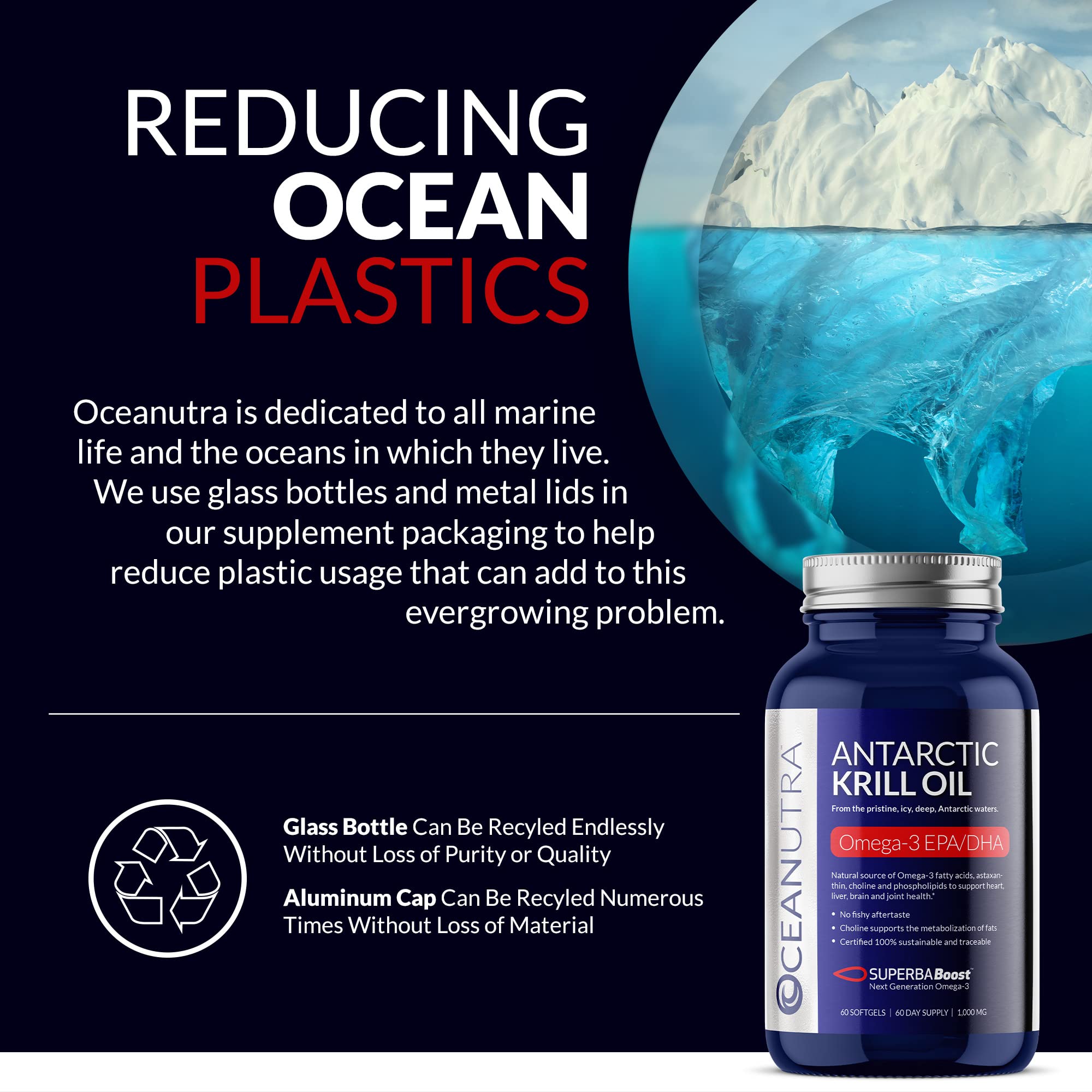 Oceanutra étiquette PL56 omega3: concentration élevée d'omega-3.