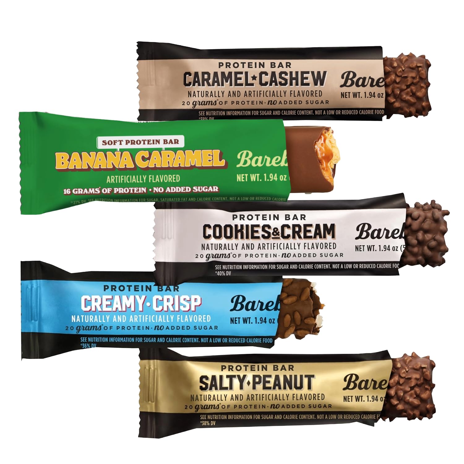 Barre Barebell Cookies Crème par OCG, collation protéinée pratique après l’entraînement