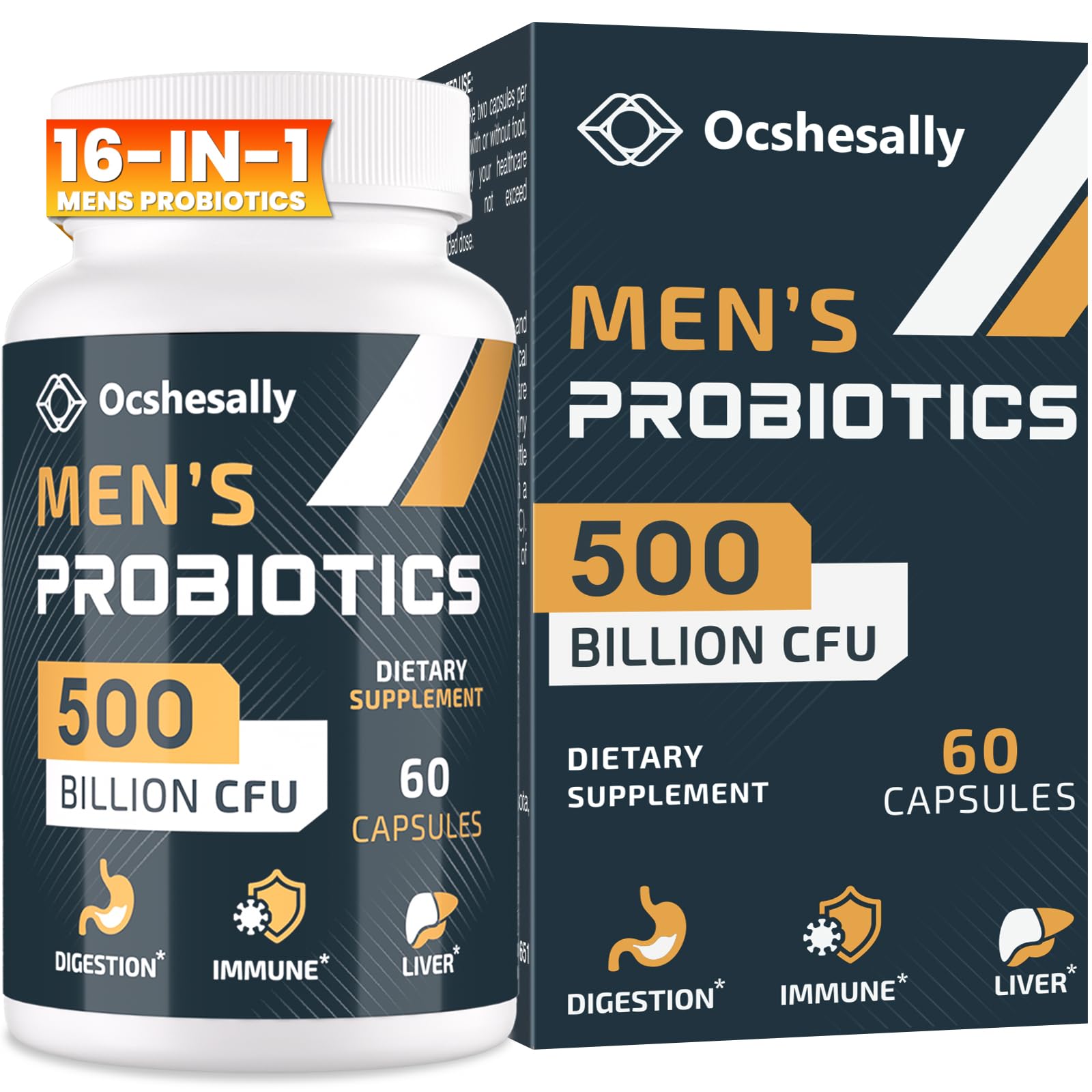 Ocshesally Probiotiques: capsules pour soutenir l'équilibre intestinal.