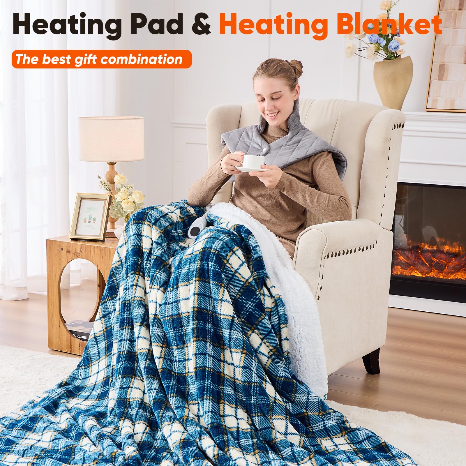 Poids apaisant et chaleur en profondeur pour détente après le travail.