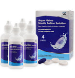 Bouteille Oculus Curae Aqua Naina avec embout précis pour rinçage confortable des lentilles.
