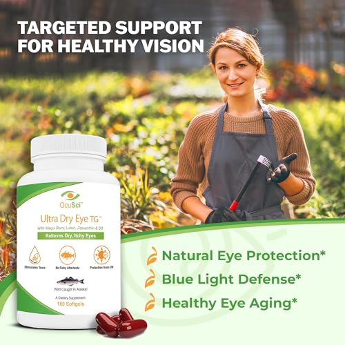 OcuSci EPA-DHA triglycérides, accompagnement quotidien des yeux