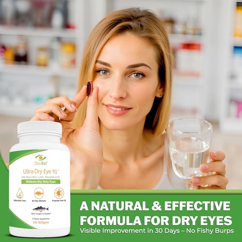 OcuSci multivitamine vision, lutéine et zéaxanthine, protection visuelle au quotidien