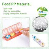 Odaro materiau sans BPA translucide favorise une traçabilité visuelle.