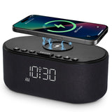 Odokee horloge-alarme blanc, face avant nette et pratique.