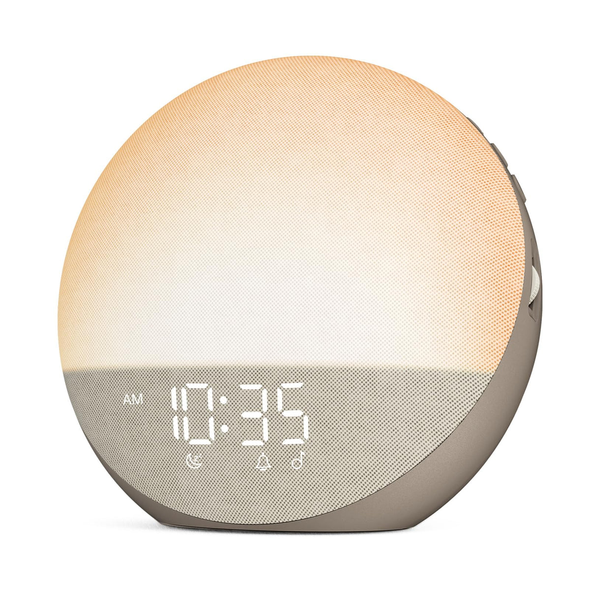 Odokee réveil-lumière-naturelle affiche une lumière progressive pour un réveil en douceur.