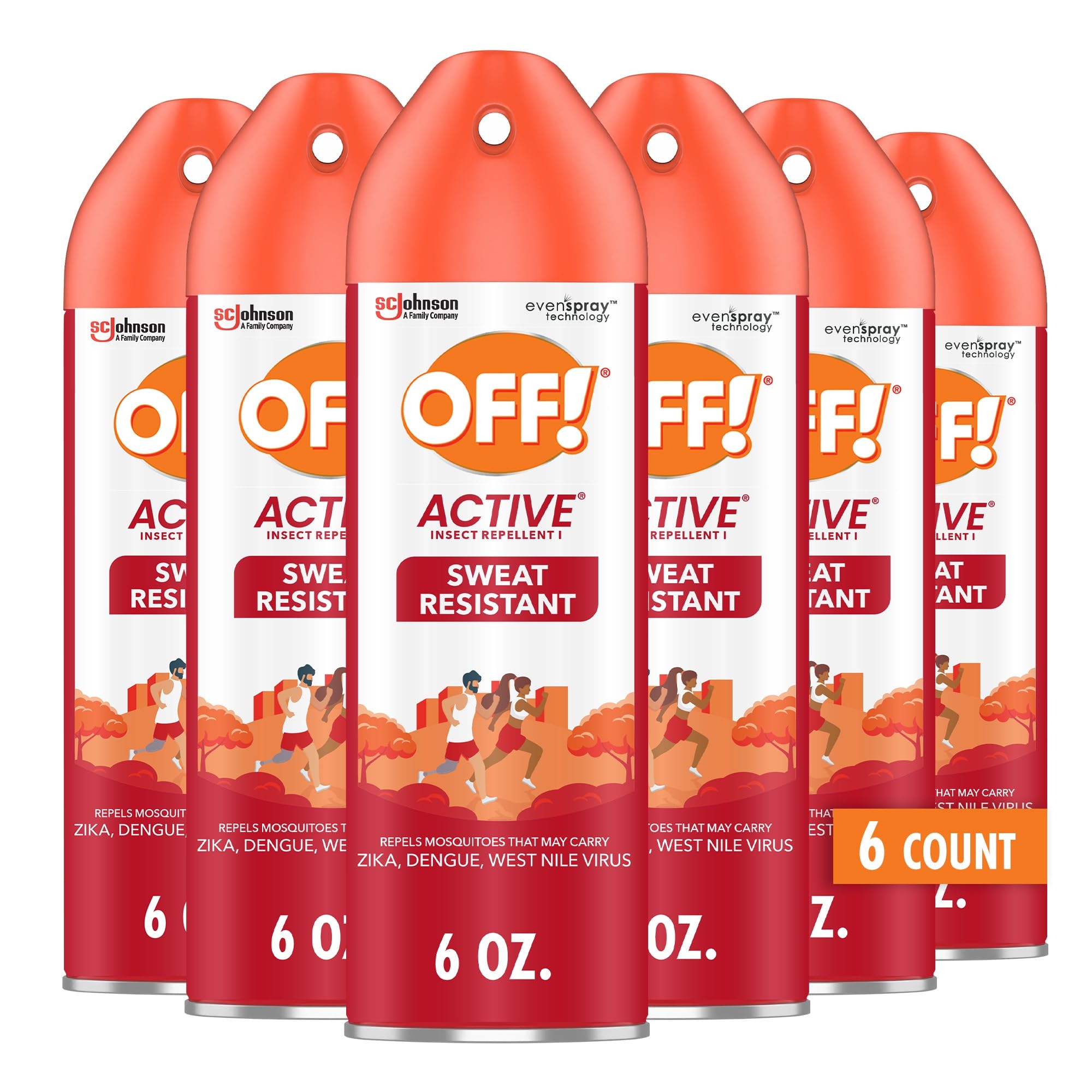 OFF! Active aérosol en bouteille pour une protection moustiques durable en plein air.