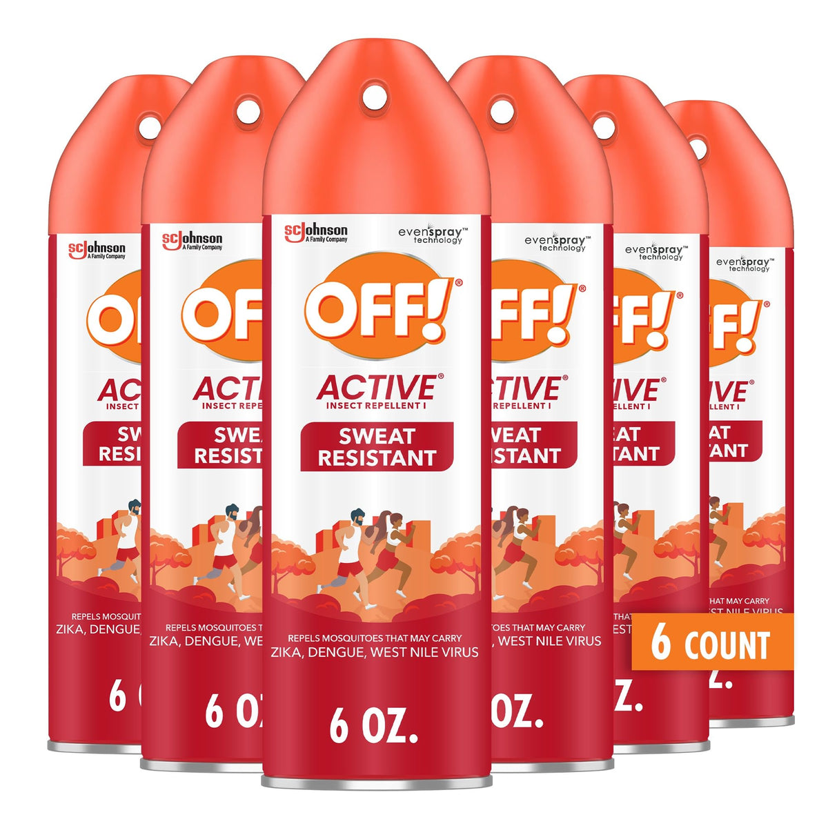 OFF! Active aérosol en bouteille pour une protection moustiques durable en plein air.