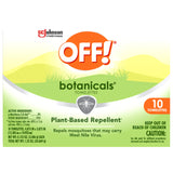 Lingette OFF! Botanicals individuelle prête à l'emploi pour applications rapides en plein air.