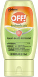 Application facile sur la peau avec OFF! Botanicals, protection anti-insectes en déplacement