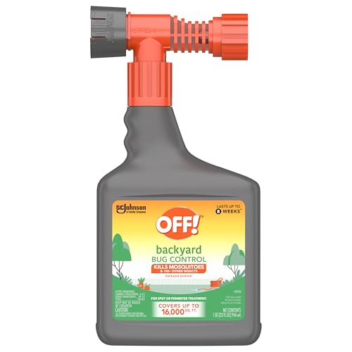 OFF! Réglage jet diffuseur pour une couverture précise des zones extérieures.