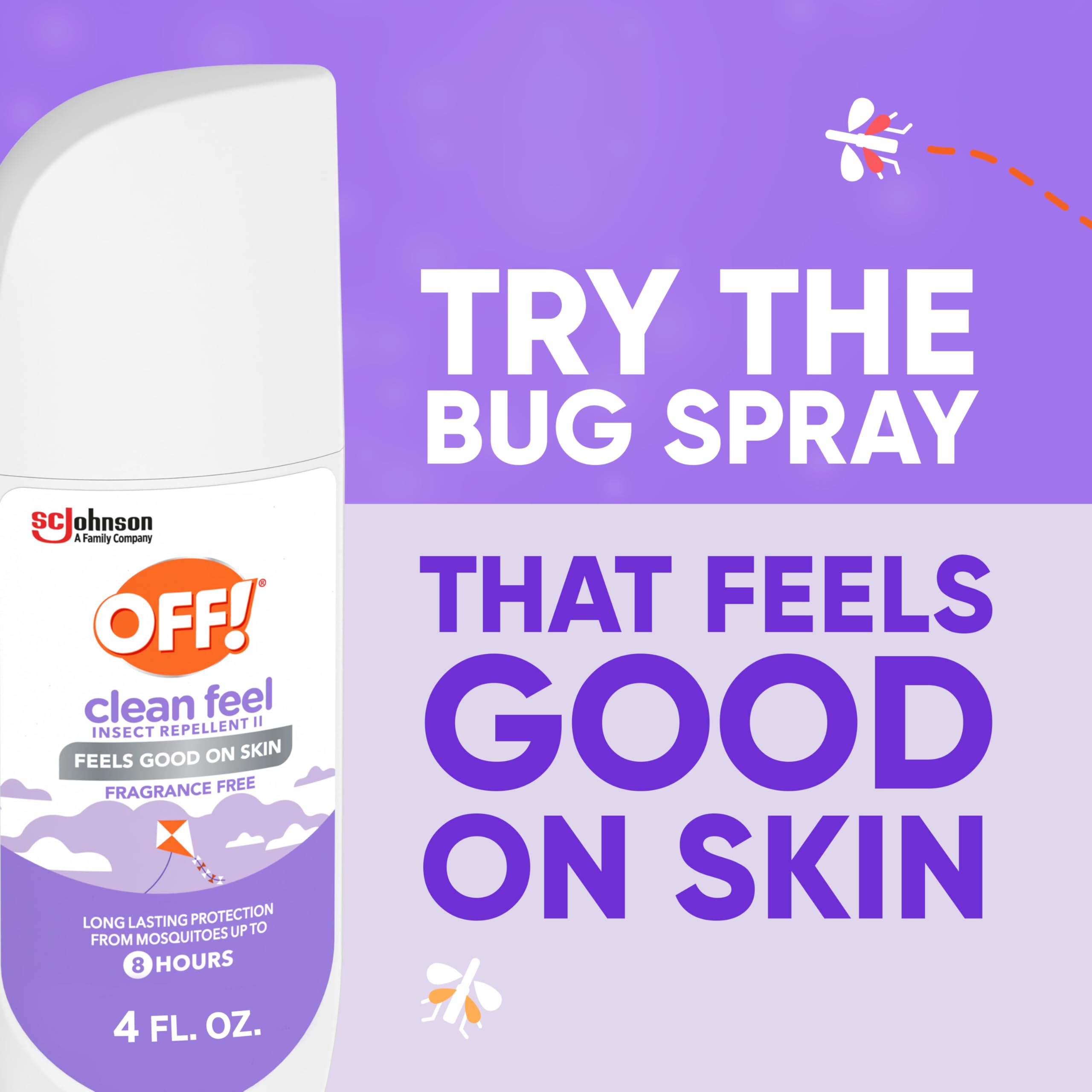 OFF! Clean Feel – Formule 20% Picaridin contre moustiques.