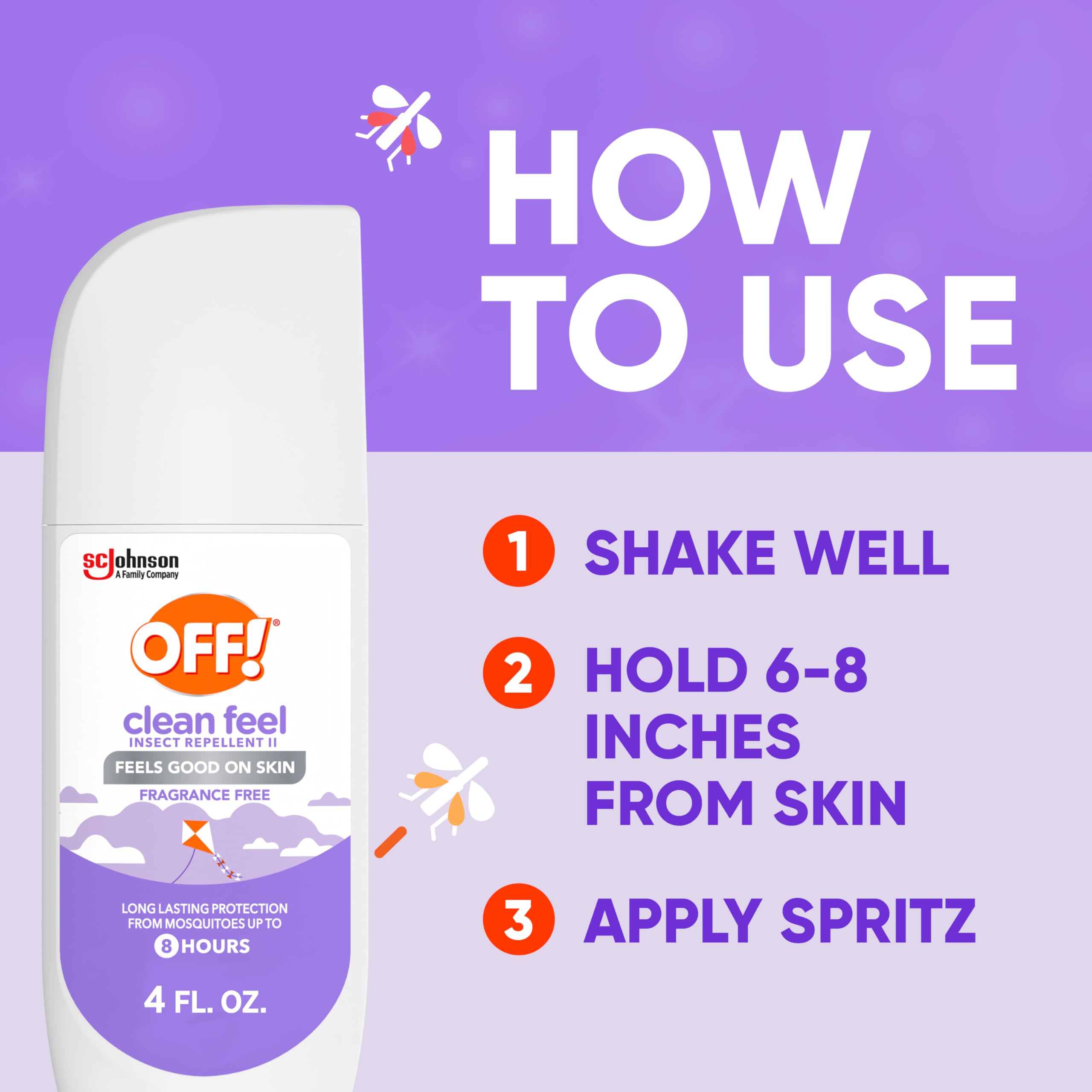 OFF! Clean Feel – Idéal pour adultes et enfants lors d’activités outdoor.