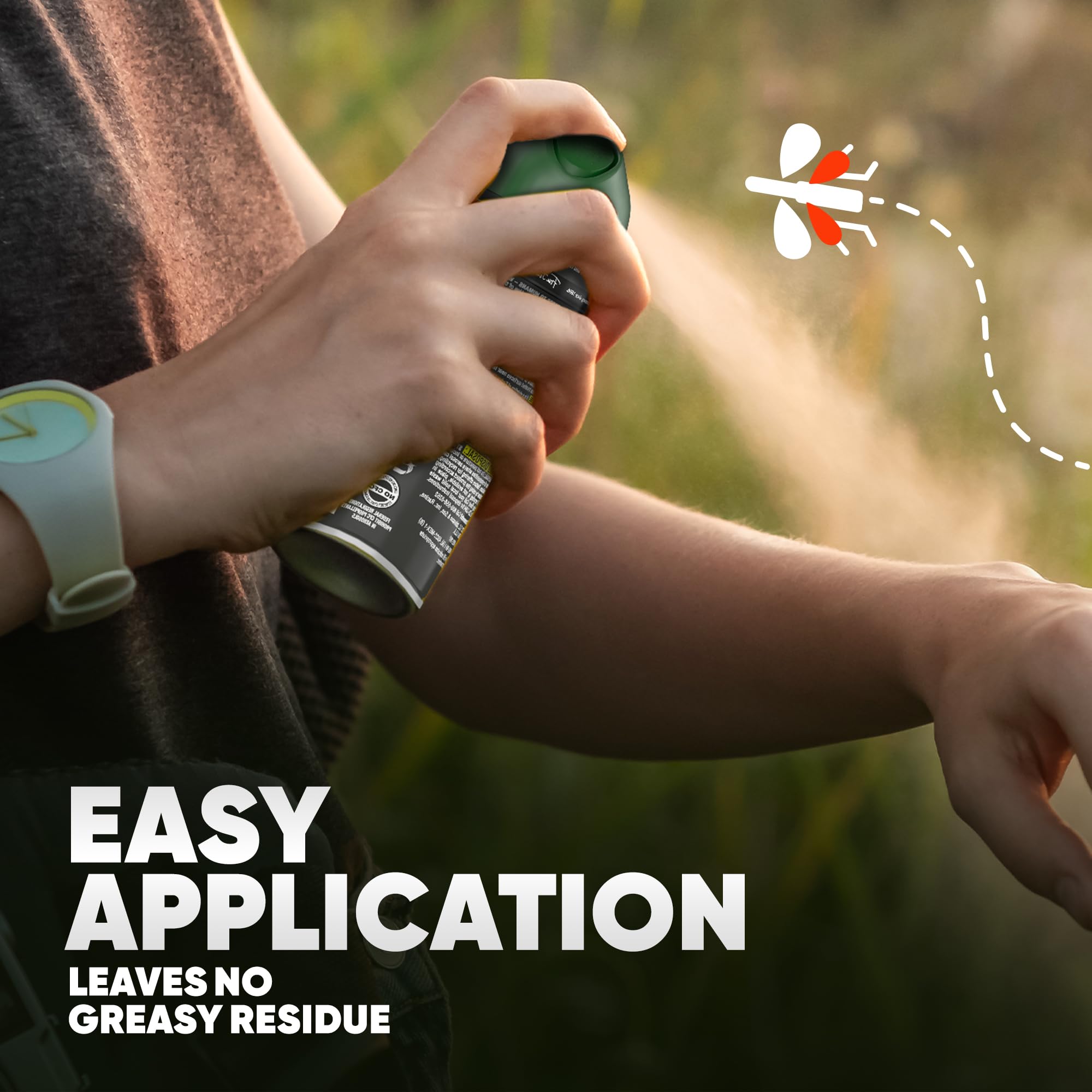 OFF! Deep Woods en usage lors de chasse et camping en extérieur