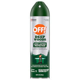 OFF! Deep Woods repousse tiques et moustiques efficacement.