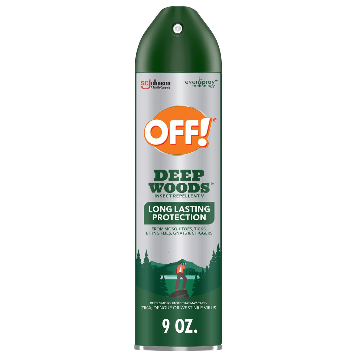 OFF! Deep Woods répulsif moustiques en flacon, protection longue durée.