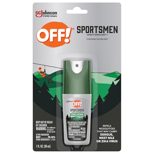 OFF! Deep Woods Spritz, camping et plein air, pratique à emporter.