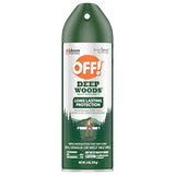 Respect des précautions: OFF! Deep Woods indique les textiles à éviter.