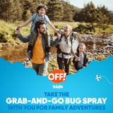 OFF en enfants répulsif moustiques, sorties-exterieures-plage, protection discrète et efficace.