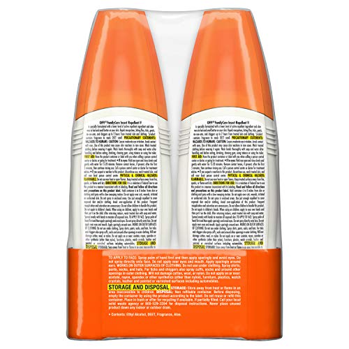 OFF! FamilyCare Spritz – application sur vêtements pour repousser les moustiques.