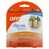 Clip-On OFF! avec ventilateur rotatif silencieux diffusant le répulsif.