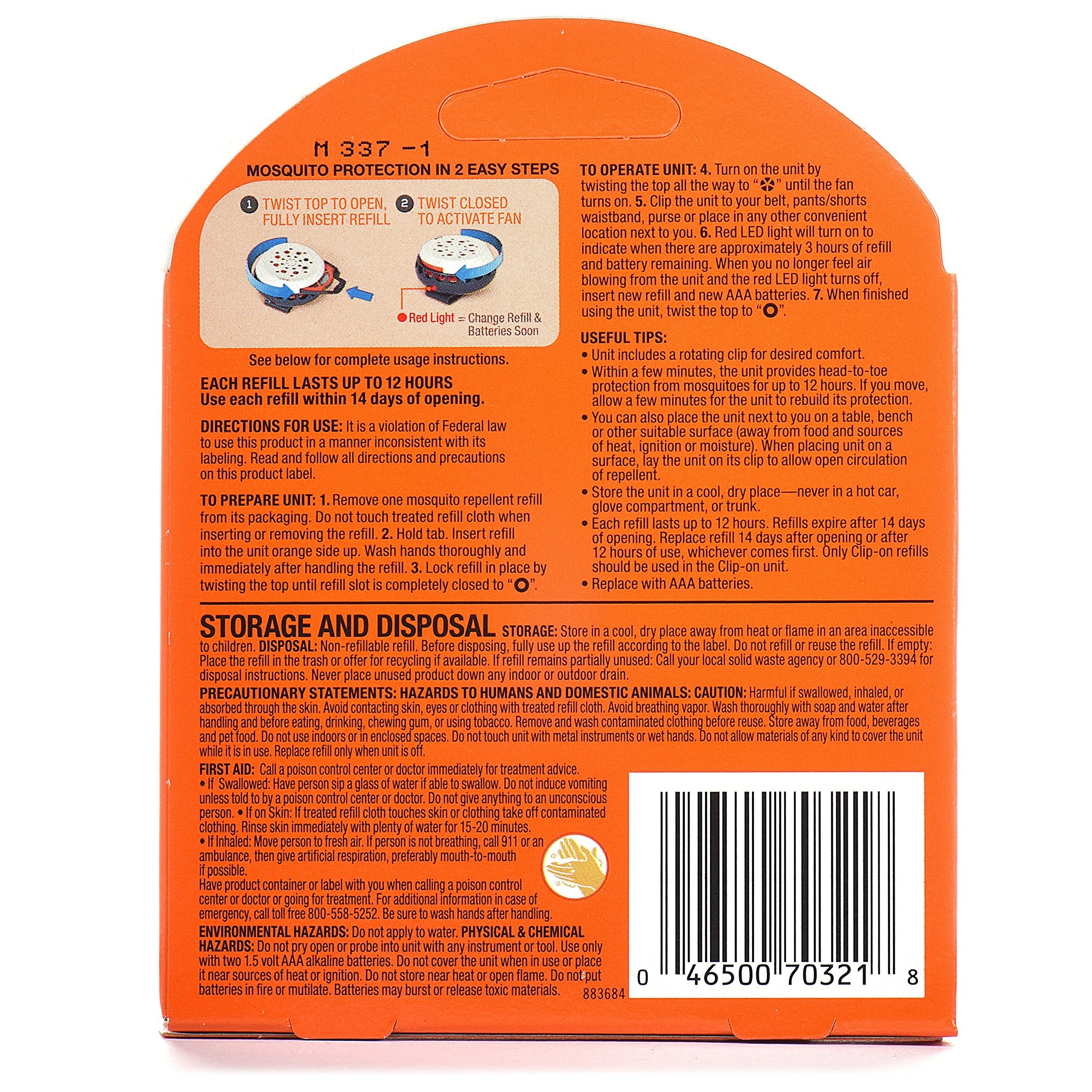 Voyant rouge OFF! indique les heures restantes avant le remplacement.