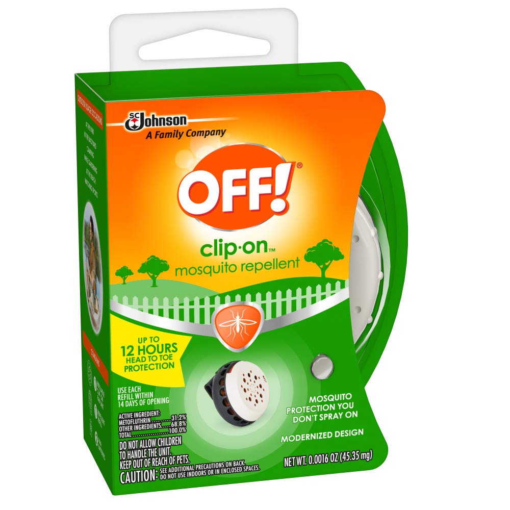 OFF! Clip-On offre jusqu’à 12 heures de protection sans spray sur la peau.