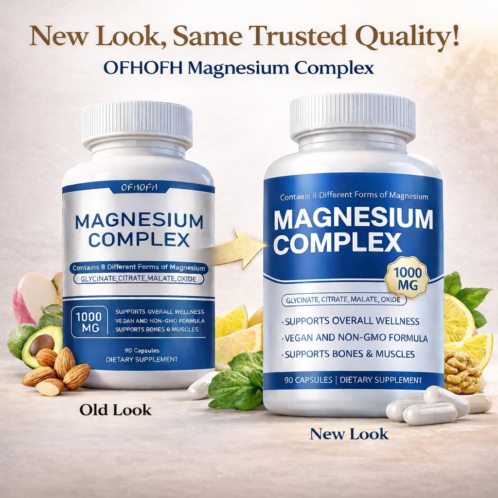 OFHOFH Magnésium Complexe, gélules, format 90 capsules pour emploi facile.