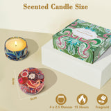 OFUN bougies deco en pot reutilisable pour rangement