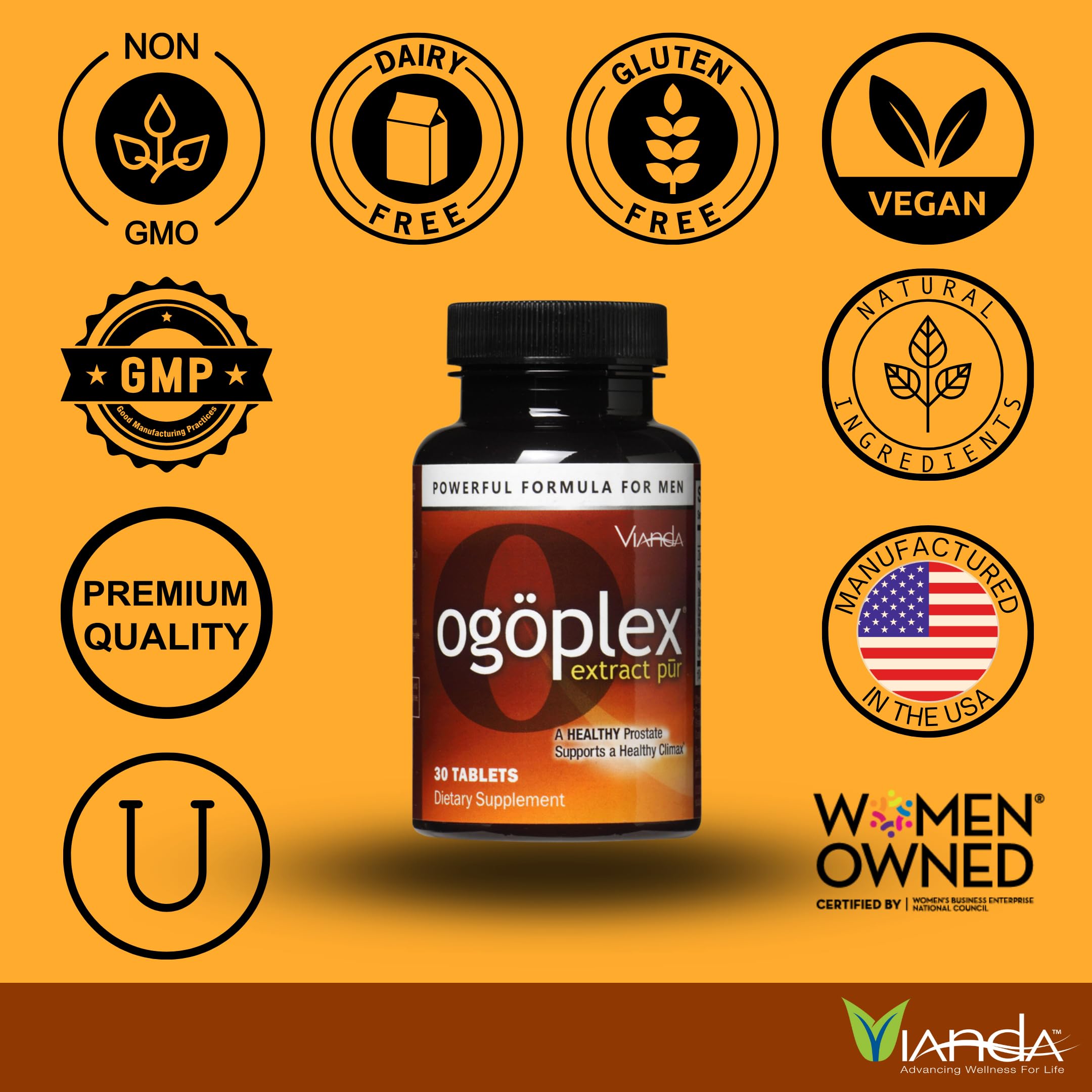 Ogoplex – image montrant le pollen Graminex, ingrédient clé pour le soutien masculin.