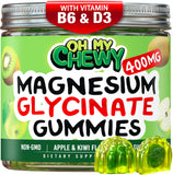 OH MY CHEWY bonbons gélifiés magnésium centre-rempli 400 mg – emballage familial pratique.