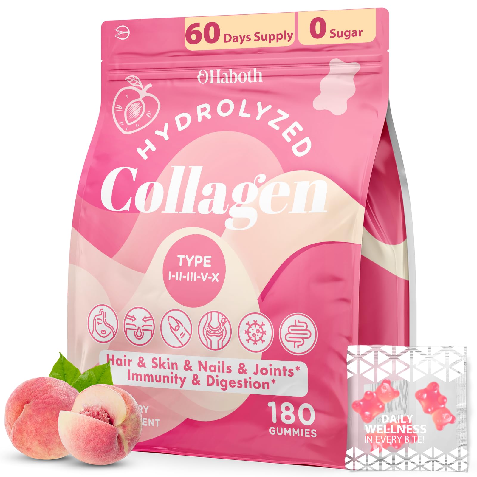 OHaboth Collagène visages-brillance et hydratation