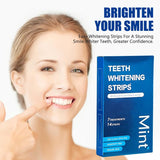 OHOO Bandes blanchiment menthe - dents avec bandes appliquées