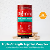 Oh!mino L-Arginine Nitrique: endurance et concentration accrues pendant les séances