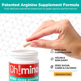 Oh!mino L-Arginine Nitrique: puissance musculaire et pompes pendant l effort