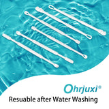 Ohrjuxi utilisation-confort-oreille: adaptation douce aux contours pour un nettoyage sans douleur.