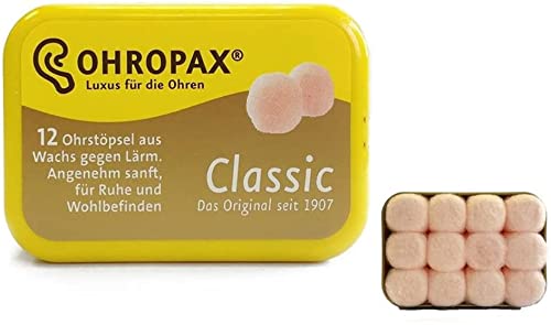 OHROPAX bouchons d'oreilles cire et coton — parfait pour concerts et festivals.
