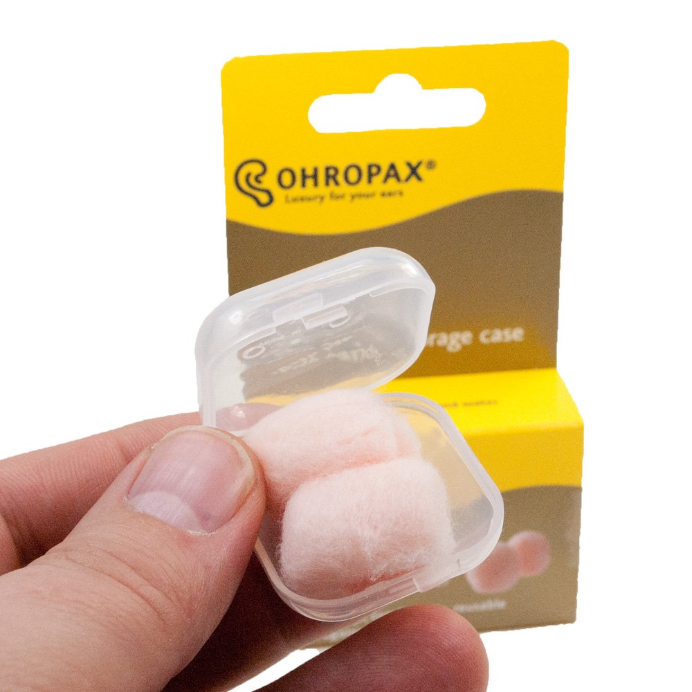 OHROPAX bouchons d'oreilles cire et coton — confort durable pour port quotidien.