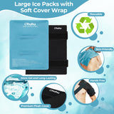 Pack gel prêt pour congélation pour une thérapie par le froid.