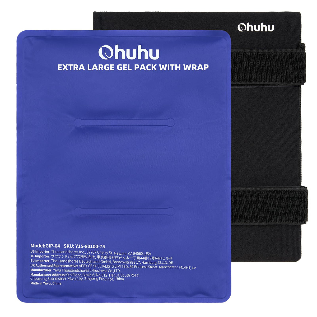 Ohuhu pack glace 14x11 sur l'épaule, soulagement ciblé et confort.