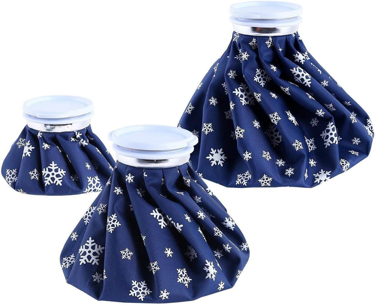 Ohuhu sac glace 11 pouces bleu foncé pour douleur sportive et enflure