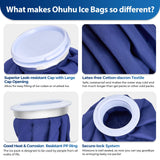 Ohuhu sac glace 6 pouces wrap: solution portable pour petites zones.