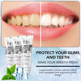 OHZH Dentifrice Hydroxyapatite, texture crèmeuse prête à l'usage quotidien.