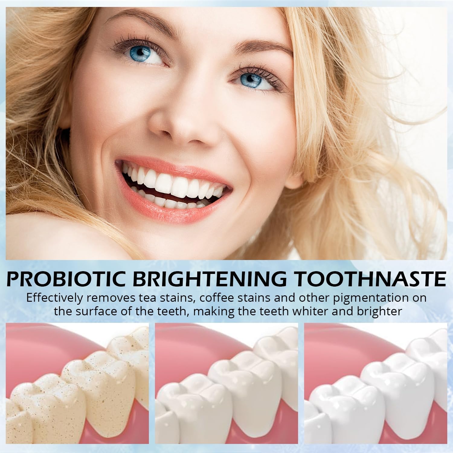 OHZH Dentifrice Usage Quotidien, soin dentaire sûr et régulier.