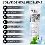 OHZH Dentifrice Hydroxyapatite, haleine fraîche durable après brossage.
